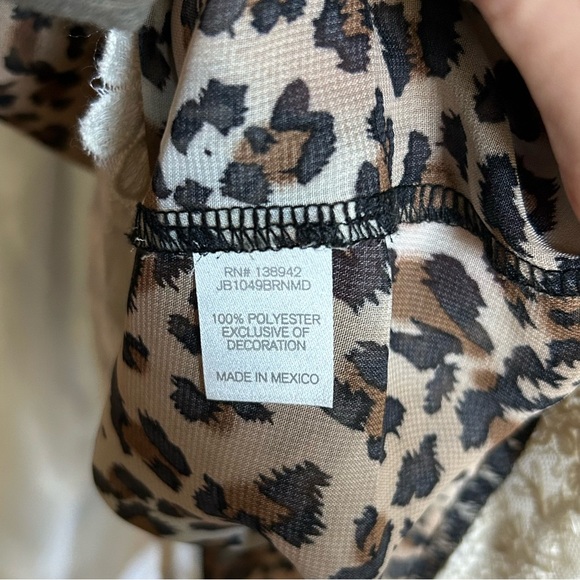 Leopard Animal Print Camisole Top Tank - Picture 6 of 8